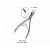 Кусачки костные Blumenthal, 15см, 3,5мм, 45° угол рабочей части, HLW Dental Instruments (Германия)