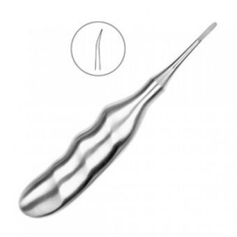 Люксатор изогнутый, 3 мм, HLW Dental Instruments (Германия)